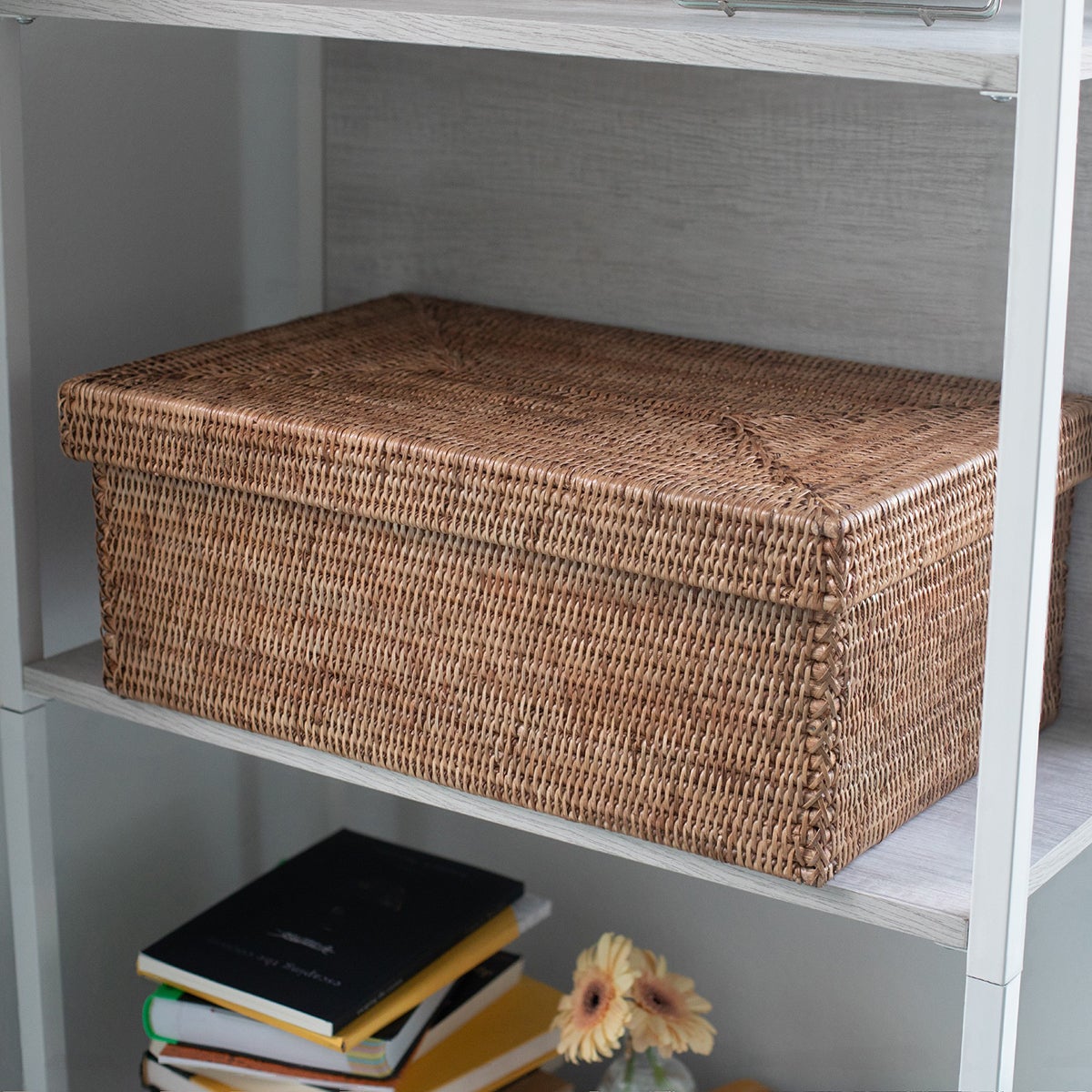 Artifacts Trading Company Rattan Storage Box Honey Brown